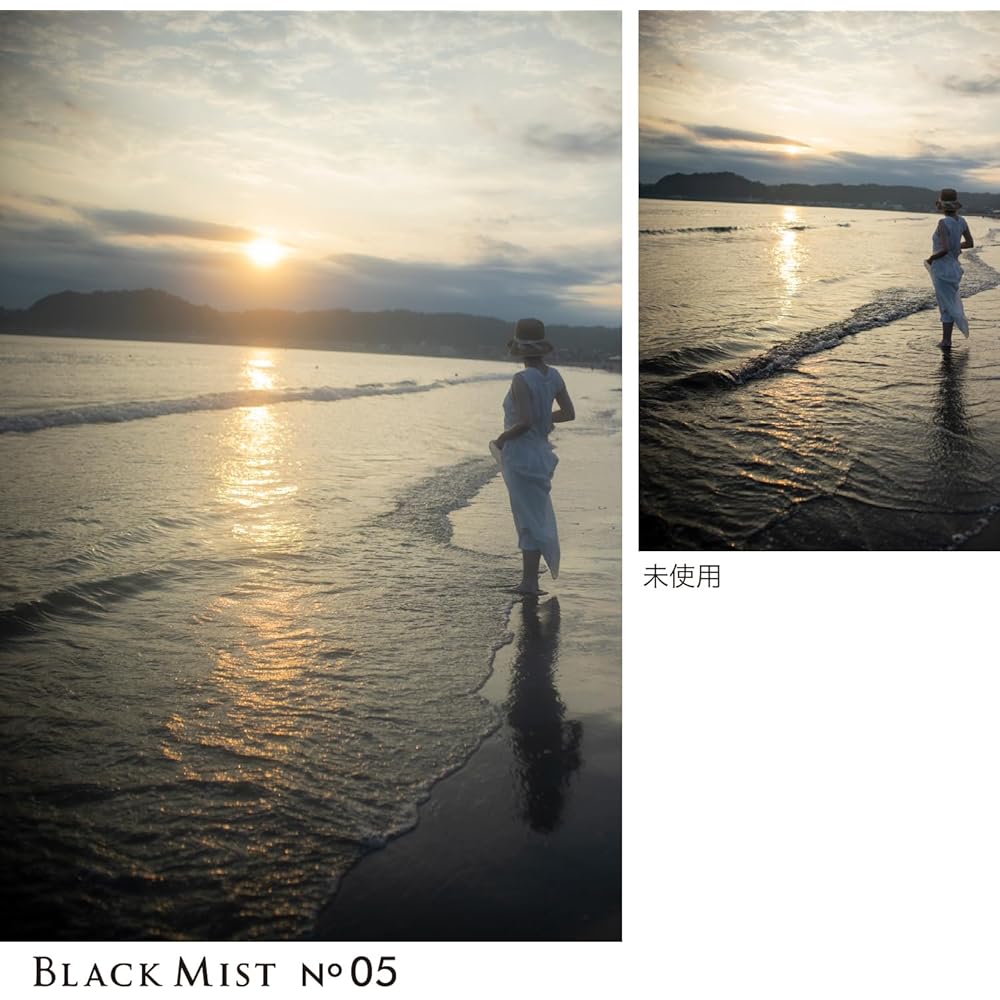 [Эксклюзивно для Amazon.co.jp] Kenko Фильтр Black Mist No.05 N 62 мм - Мягкий рассеивающий эффект, Смягчает свет, Создает кинематографичный вид, Широкоугольный