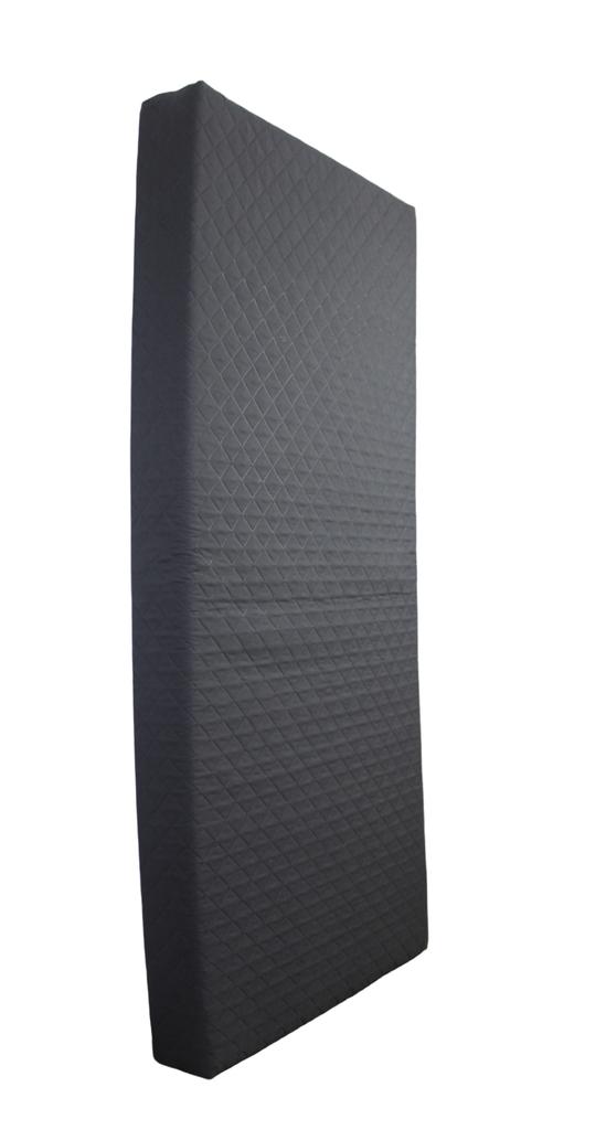 QUILTED MATTRESS COVER BLACK QUILTED MATTRESS COVER BLACK 70x180x23