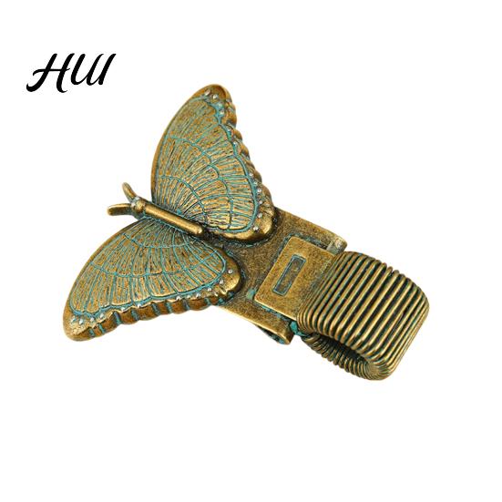 Metal Pen Clip Vintage Insect Clip, Zinc Alloy Cicada Bee Butterfly Pencil Gel Holder Spring Loaded for Notebook Journal Office School Stationery