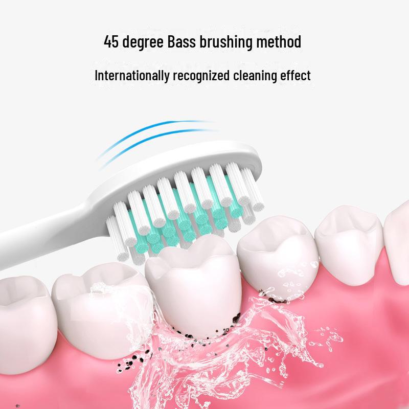 Rechargeable Sonic Electric Toothbrush with Soft Bristles for Adults.