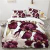 3D Flower Printed Duvet Cover King Twin Queen Double Size Kit Floral Pillowcase  New Wholesale Elegant Bedspread