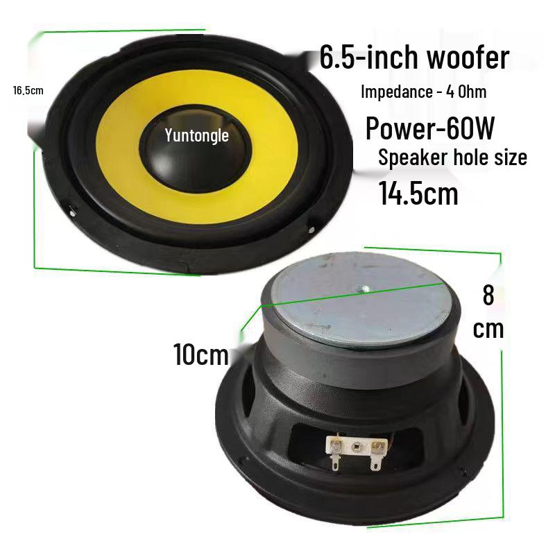 Полнодиапазонный средне-низкочастотный динамик с алюминиевой рамой, от 3 до 12 дюймов