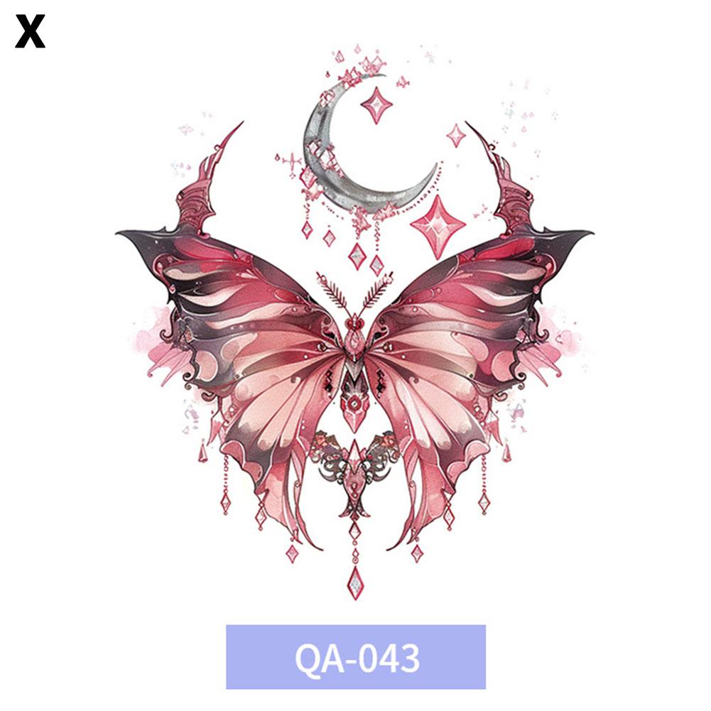 Красочные наклейки-тату с бабочками, водостойкие, долговечные, милые, японские, дофаминовые, смываемые татуировки G1S6