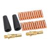 Набор из 28 шт., латунный газовый диффузор с сердечником из флюса и наконечники 0,031–0,035 дюйма для Magnum 100 л