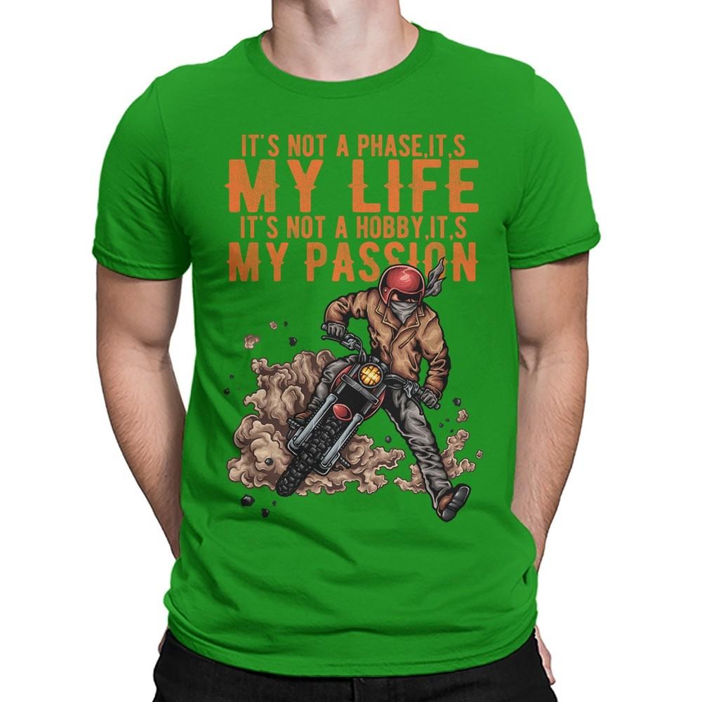Biker Lovers Mens TShirt Motorbike Motorcycle Funny Skull Tee Top