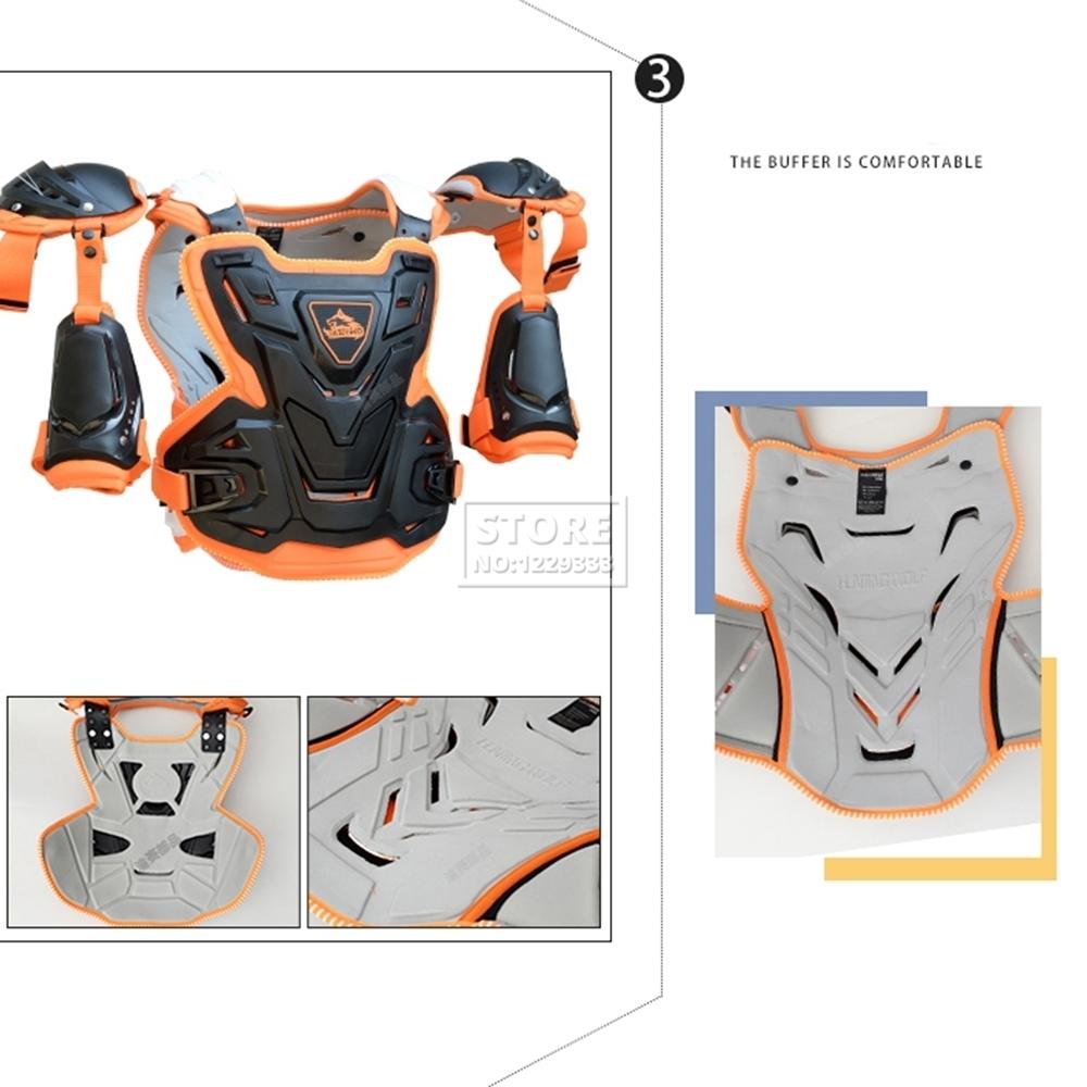 Детский защитный костюм для мотоцикла, детская броня для мотокросса, квадроцикла, мотоцикла, нагрудника, костюм для катания на лыжах, коньках, велосипеде, скутере