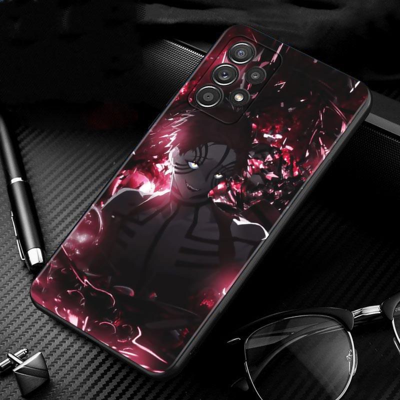 Чехол с рисунком аниме «Demon Slayer Kimetsu» для Samsung Galaxy A51 A71 A01 A11 A21 A21s A31 A41 A72 A52 A42 A32 A22 A12 A02 A02s F42