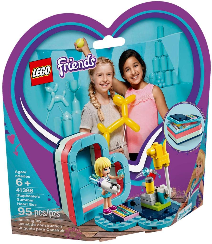 LEGO Friends Шкатулка-сердечко Пляжный отдых Стефани 41386 Конструктор для девочек