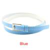 Женский пояс Laies Narrow Skinny Thin Lace Leather Bow Buckle Waist Belt