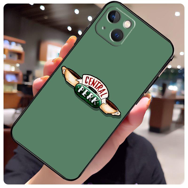 Central Perk Friends Case For iPhone 15 Pro Max 14 13 12 11 16 17 Pro Max mini 15 16 Plus 16e 17 Air Phone Cover