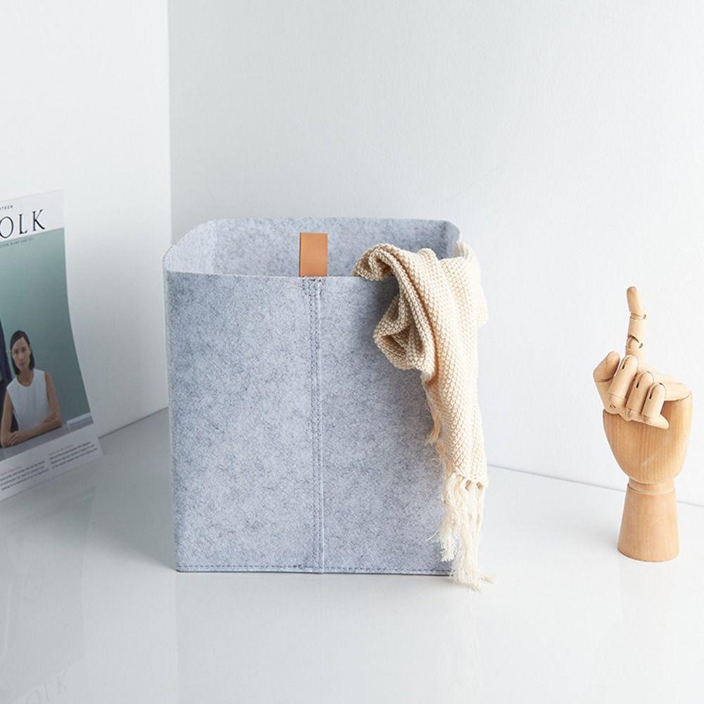 Organizer Sundries Storage Basket Container Laundry Basket Clothes Toys Holder  Bedroom