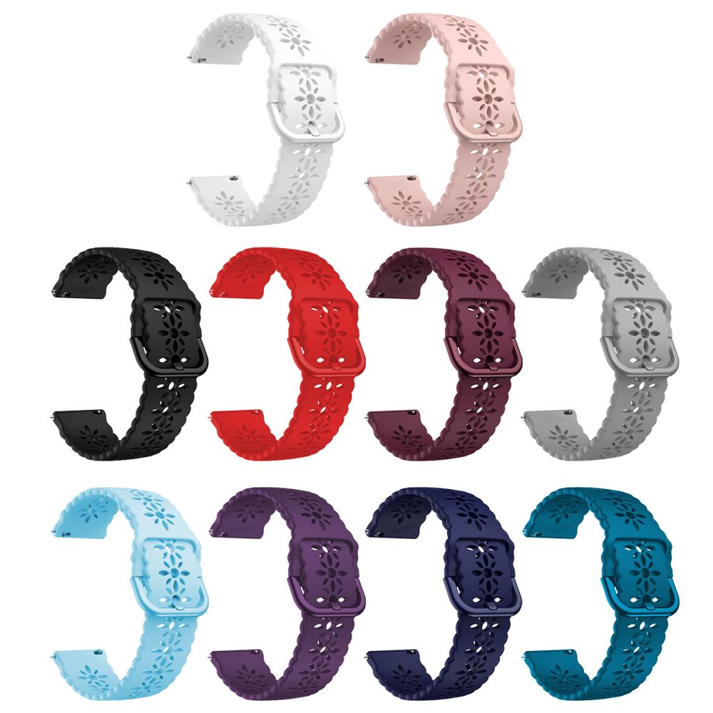 Ремешок для часов 20 мм для Samsung Galaxy Watch 5 ремешков Watch5 Pro 45 мм Watch 4 44 мм 40 мм Классический 46 мм 42 мм силиконовый браслет Correa