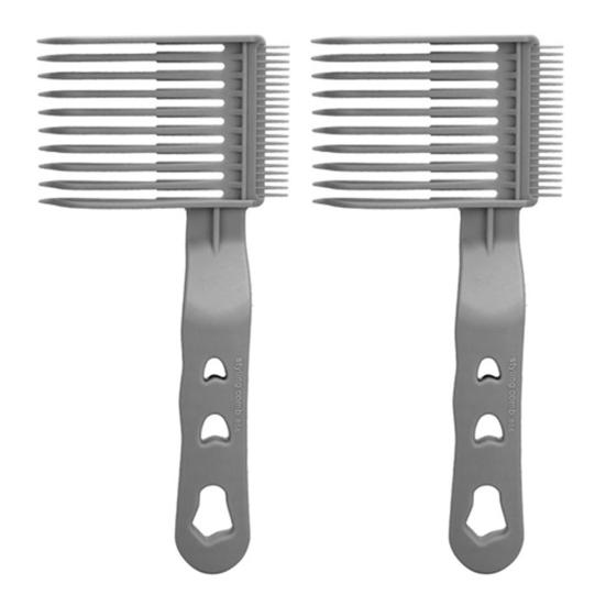 2 шт. парикмахерская расческа для стрижки волос, профессиональная позиционирующая, смешивающая, изогнутая, для домашнего салона, парикмахерская, мужская расческа для стрижки волос