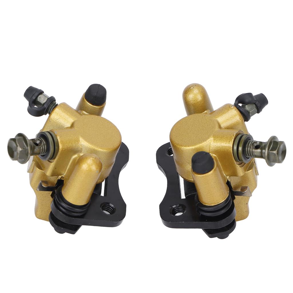 2pcs Hydraulic Disc Brake Caliper Replacement for 50cc 70cc 90cc 110cc 125cc Chinese ATV 4 Wheeler Quad Go Kart