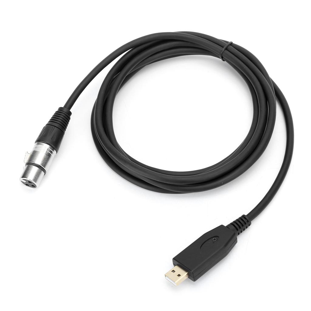 Профессиональный USB-кабель для микрофона XLR Female, USB-кабель для микрофона, аксессуар 200 см