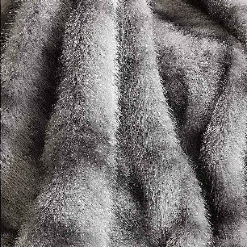 Soft Faux Fur Winter Blanket Double Layer Throw Blanket Rabbit Fur Plush Sofa Cover Bed Blankets for Christmas Home Decoration