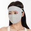 Солнцезащитная маска Traceless Women Facekini Ice Silk Anti-Ultraviel летняя дышащая тонкая маска для защиты всего лица от ультрафиолета