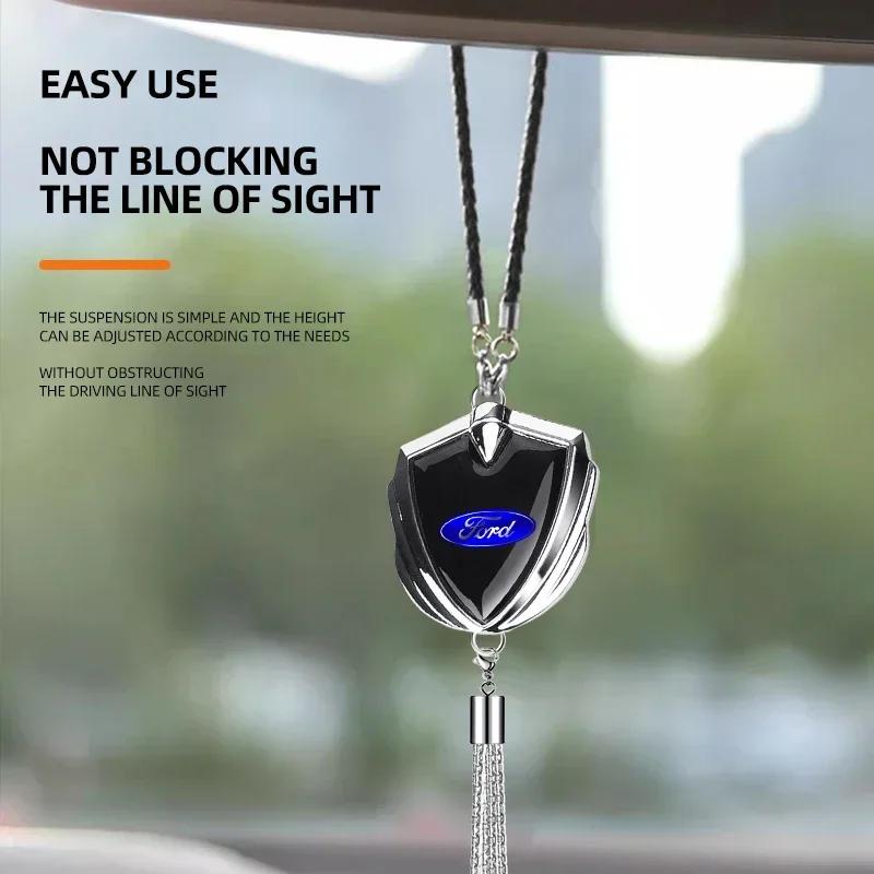 Автомобильная наклейка Декор салонного зеркала заднего вида Автомобильный аксессуар-подвеска Автостайлинг Для Ford Focus 2 3 MK2 MK3 Mondeo MK4 Ecosport