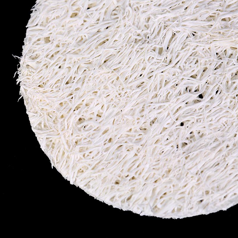 10X Natural Loofah Luffa Facial Complexion Skin Disc Disk Pads Exfoliator Sponge
