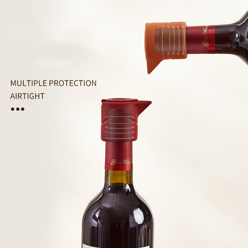 Лидер продаж мягкий силиконовый пробка для герметизации красного вина пробка для шампанского домашняя креативная консервация герметичная пробка вино