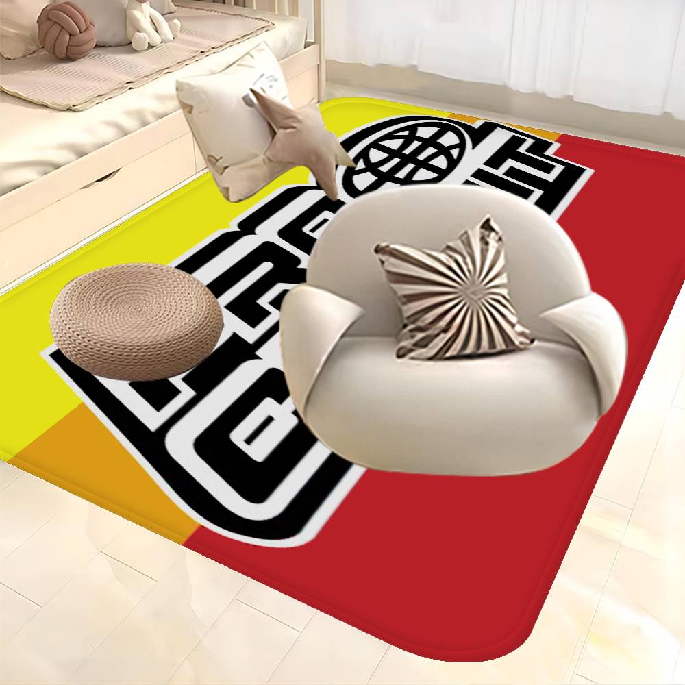 Motorcycle Garage Pro Circuit Room Mats Retro Multiple Choice Living Room Kitchen Rug Non-Slip Welcome Rug