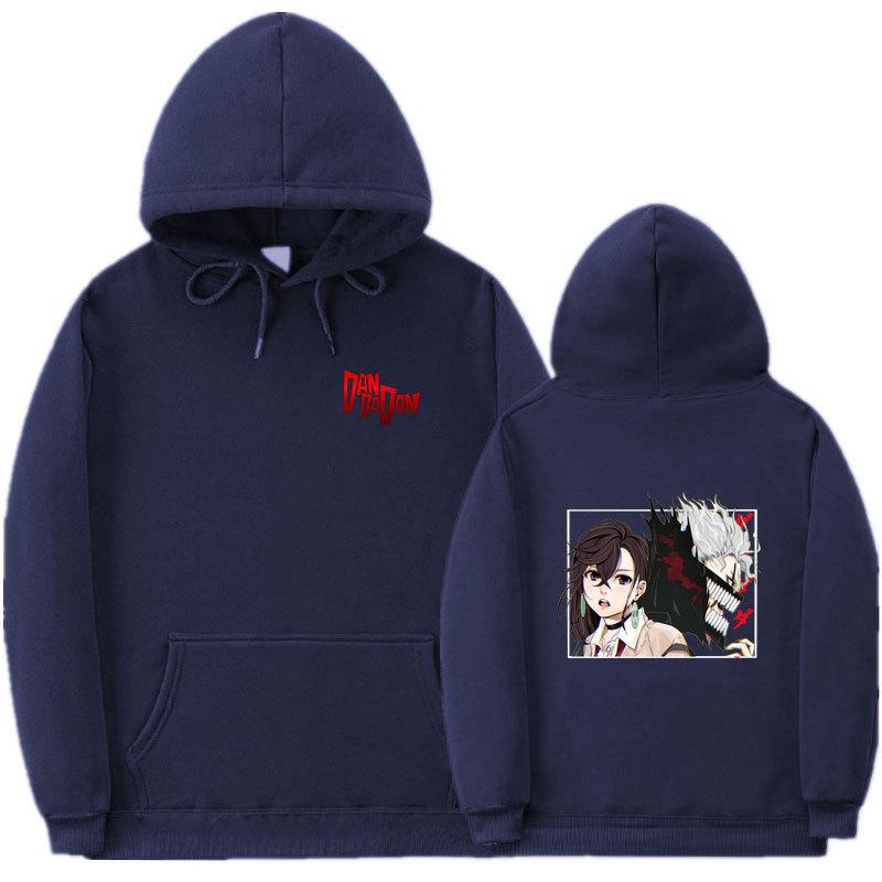 Аниме Дандадан Мужские Модные Худи Мужские Женские Толстовки с Капюшоном Хип-Хоп Повседневные Пуловеры Осень Мальчики Девочки Уличная Одежда Худи