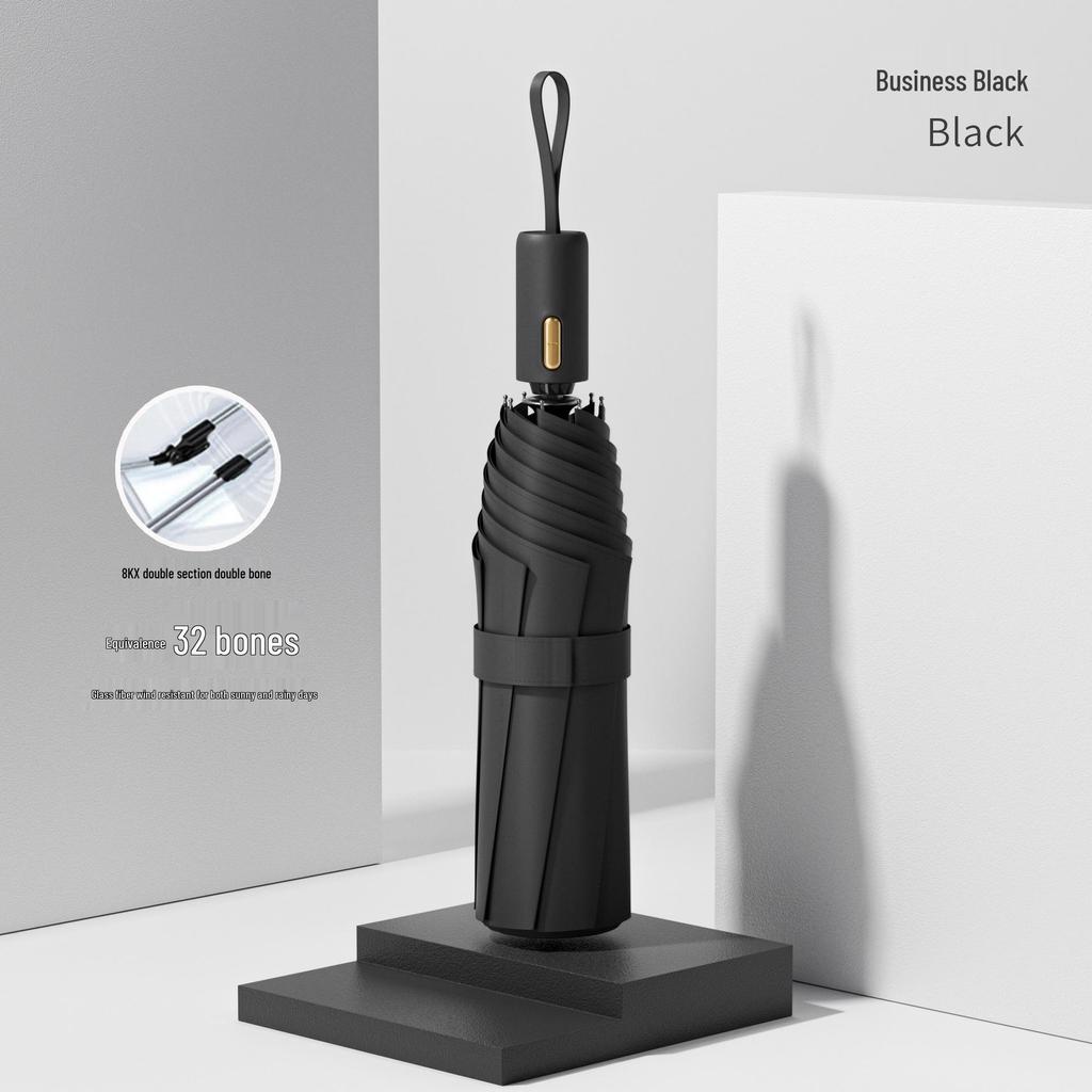 Автоматический складной зонт с 24 спицами, ветрозащитный, для мужчин, для дождя или солнца, с защитой от УФ-лучей