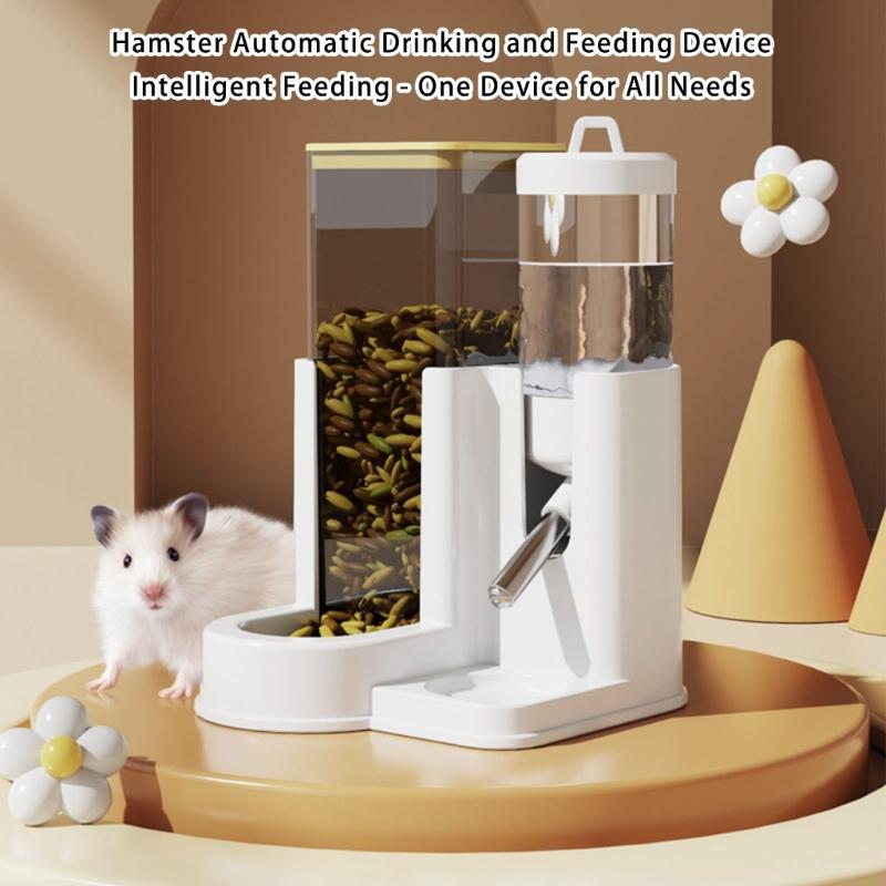 Stable Hamster Water Feeders Anti Spill Reduces Water Loss Maintains Clean Environment Practical Feeding Solution
