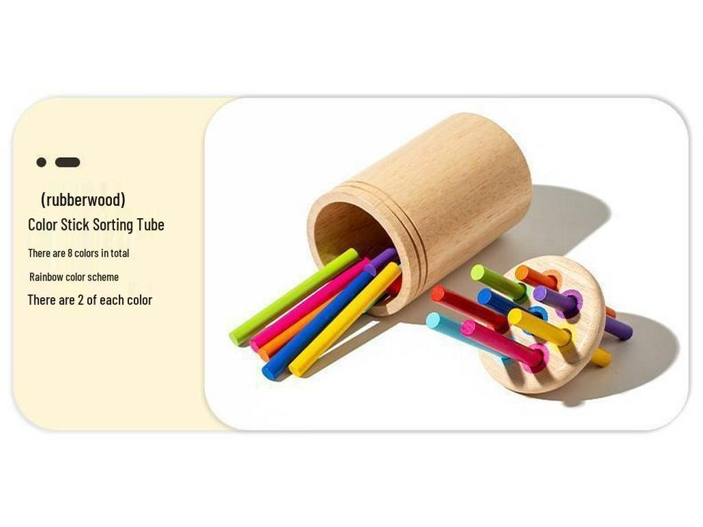 Монтессори Деревянный Балансир и Игрушка для Тренировки Сенсомоторных Навыков для Детей