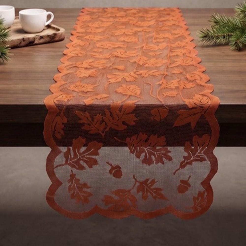 Flower Christmas Table Flag Lace Xmas Tablecloth Christmas Tree Table Runner Dining Table