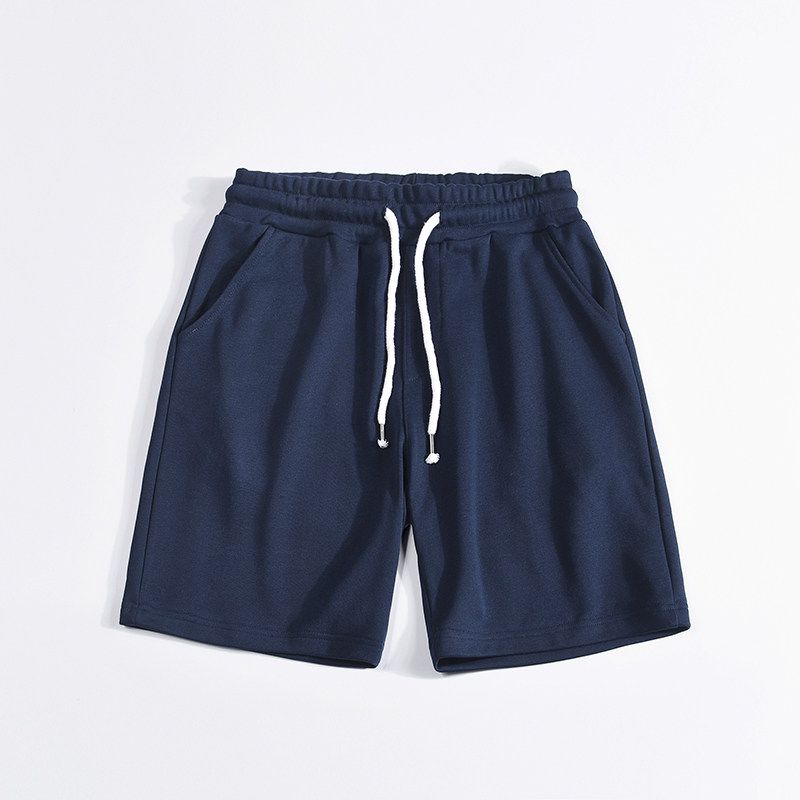 Export Balance Cargo with Logo Cut off Men Fashion Brands Casual Shorts Summer Sports Loose Half Length Middle Pants Terry Cotton Beach Pants