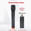 3.5mm UHF Handheld 6.35mm Microphone Wireless Karaoke Mic with USB Receiver