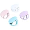 Милое мини-складное зеркало, двухстороннее круглое зеркало для макияжа, креативное флип-маленькое круглое зеркало для студентов