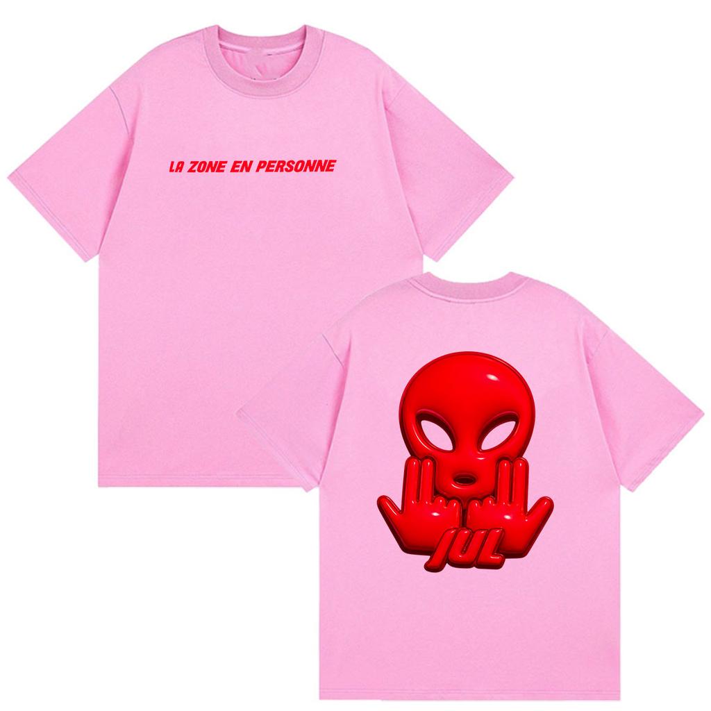 JUL La Zone En Personne 2026 Fans Gift Shirt Unisex Unisex Harajuku Vintage Fashion Tshirts Summer Oversized Hip Hop Cotton Tshirt