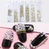1440pcs Nail Art Rhinestones Glitter Diamond Crystal Gems 3D Tips DIY Decoration