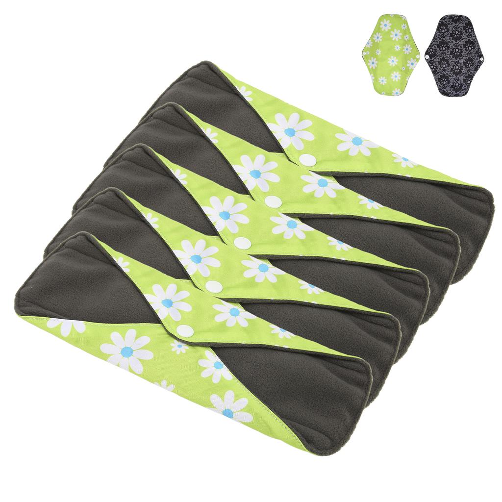 5 шт. многоразовые менструальные прокладки моющаяся ткань женские прокладки герметичные гигиенические прокладки при недержании для W