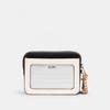 Coach Чехол для карточек на молнии в цвете «цветной блок» с золотым мелом