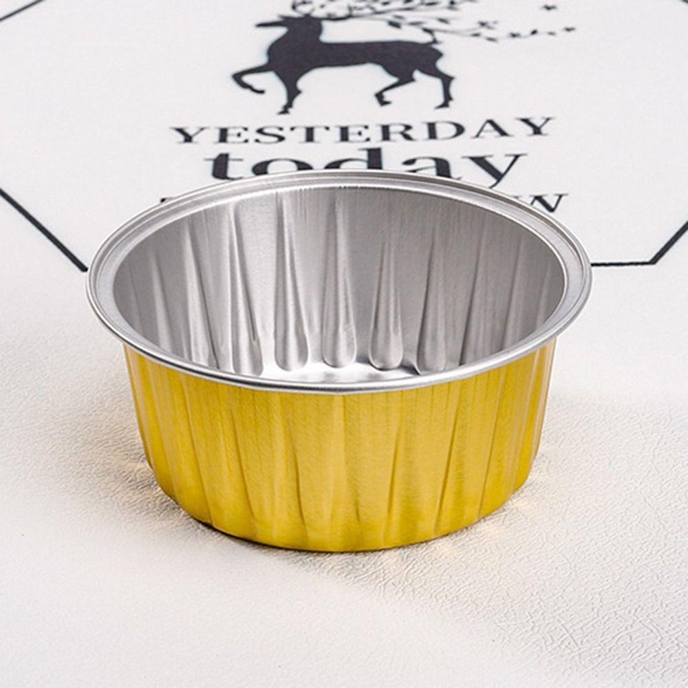 Cake Tool Air Fryer Reusable Aluminum Foil Tin Cup Tinfoil Box Pudding Cake Mold Tray Tinfoil Cups