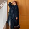Зимняя Мода Повседневное Искусственный Мех Европейский и Американский Темперамент Пальто Женское Пальто Свободное Средней Длины