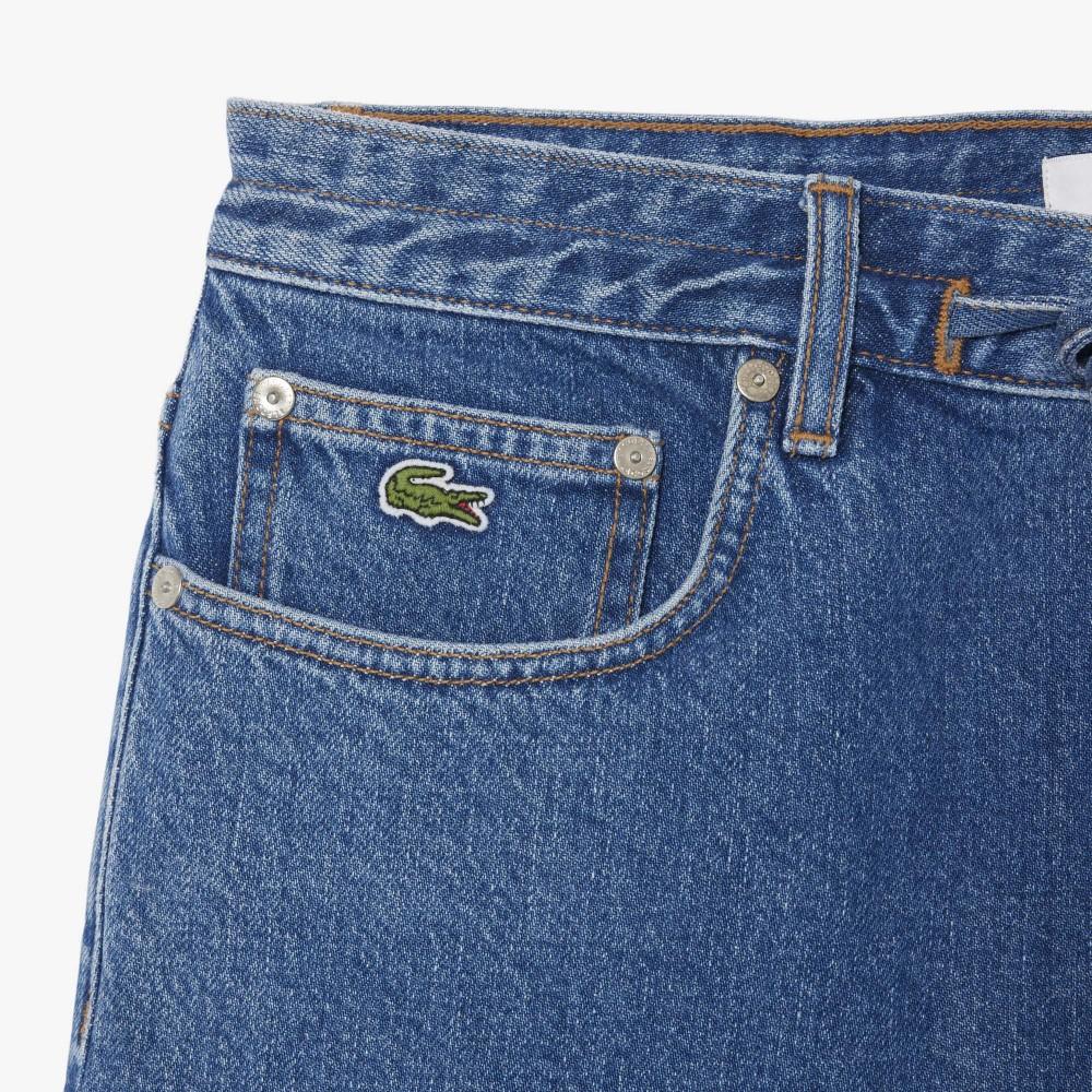 [Lacoste] Women's Denim String Shorts FF0199-56G36L