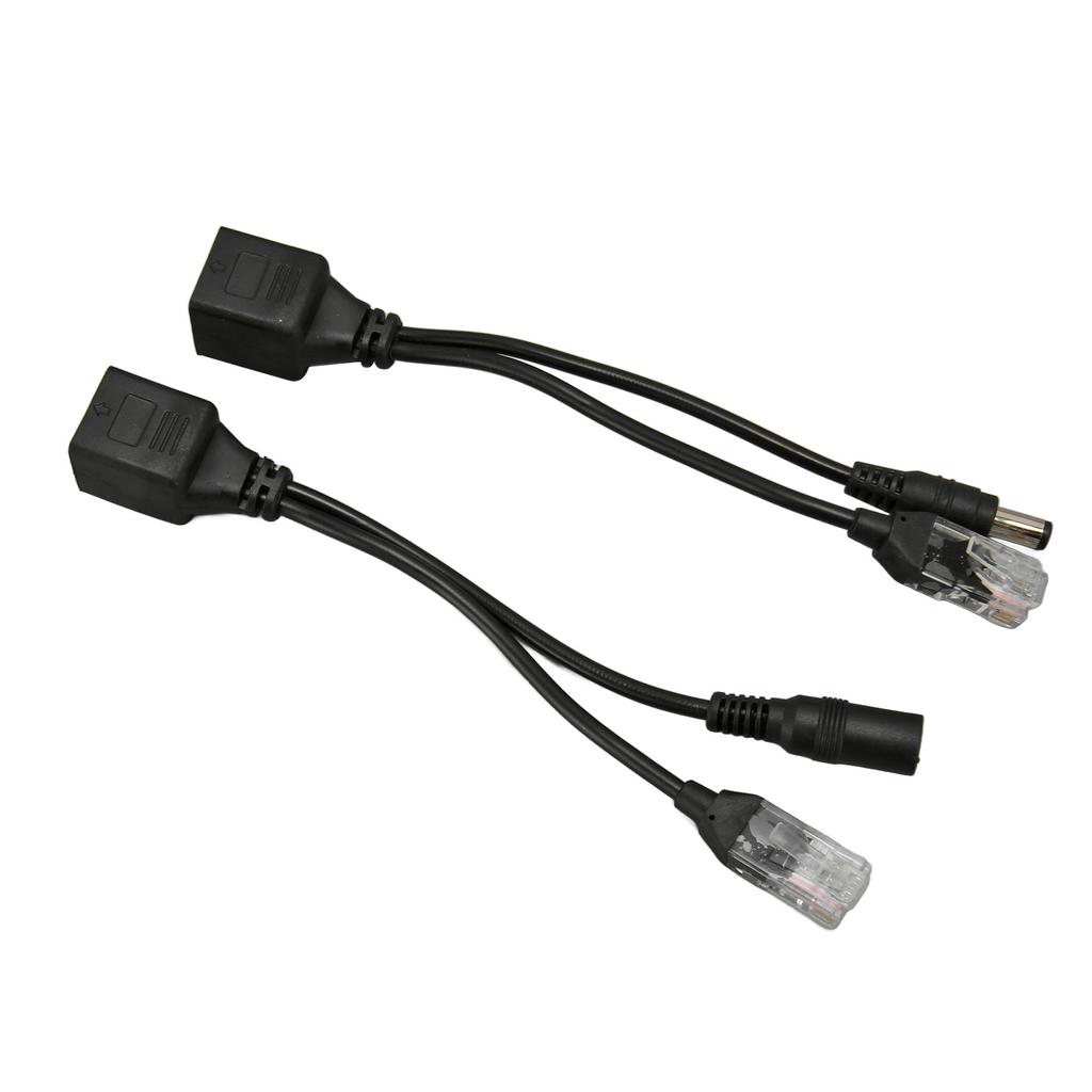 12V POE Splitter Adapter Stable Easy To Install Plug and Play Waterproof POE Splitter Adapter Male Female for IP Camera