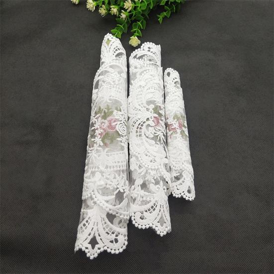 Вышитый кружевной поднос, ретро-салфетка для французского вязания крючком, вышитый вручную цветок, коврик для стола