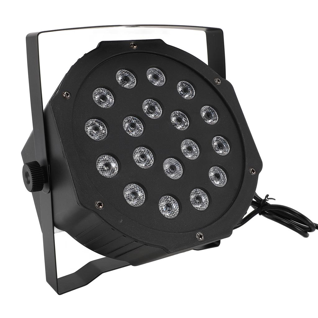 Светодиодный сценический свет 18 X 1 Вт, звуковая активация, управление DMX 512, RGB, Par Can Light для вечеринки, свадьбы, клуба