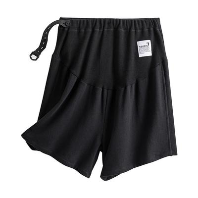 Беременные шорты для летней носки Тонкие Свободные и Нерастягивающие живот Повседневные Широкие спортивные Леггинсы-трехточки Маленький