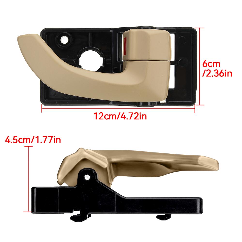 Ручка двери салона левая правая передняя задняя хромированные ручки для Hyundai Tucson 2005 2006 2007 2008 2009