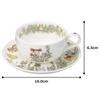 Чашка для молочного чая Noritake Блюдце 325 мл Мой сосед Тоторо Одуванчиковая серия Подходит для микроволновой печи 1 шт. Костяной фарфор и T97285A/4660-2