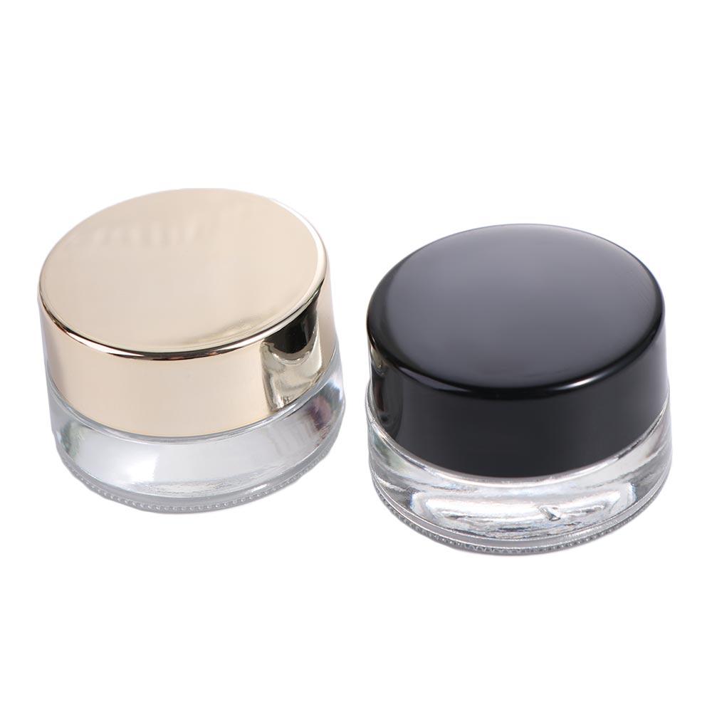 Black Gold Eye Cream Pots Mini Face Cream Packaging Bottle Makeup Jar for Skin Care