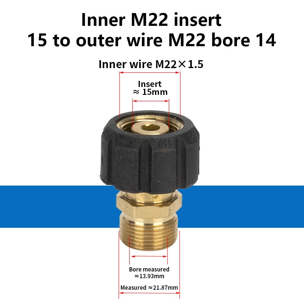 1Pcs Couplers Swivel Pressure Washer Adapter Wash Torch Hose Connector  Home Garden Accessory