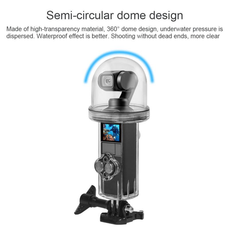 Водонепроницаемый чехол длиной 60 м для DJI OSMO Pocket Case, защитный чехол для дайвинга