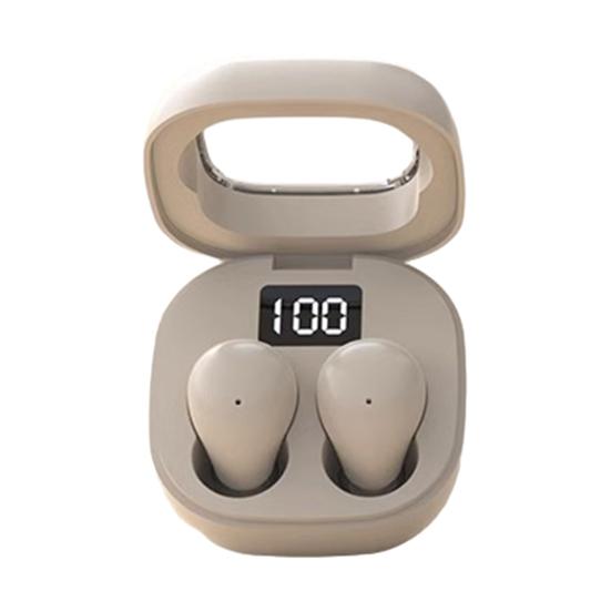 2023 Невидимая мини-беспроводная гарнитура с шумоподавлением, Hi-Fi звук, светодиодный дисплей, компактные Bluetooth-совместимые наушники 5.3